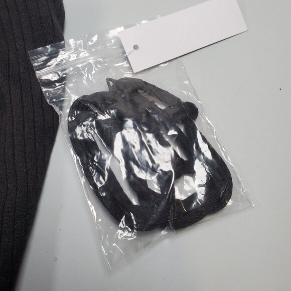 Evereve Evie Rib Tube Top Women Size Large NWT Removable Straps Square Neckline - Picture 5 of 13